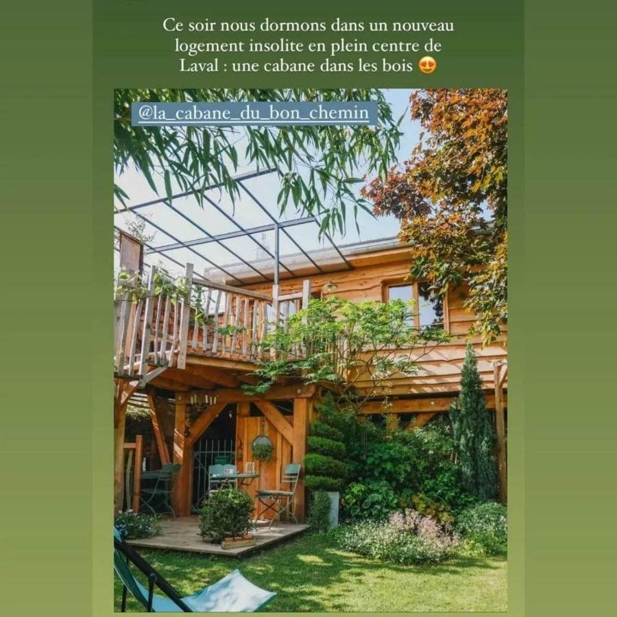 La Cabane Du Bon Chemin ,Spa 拉瓦勒 外观 照片